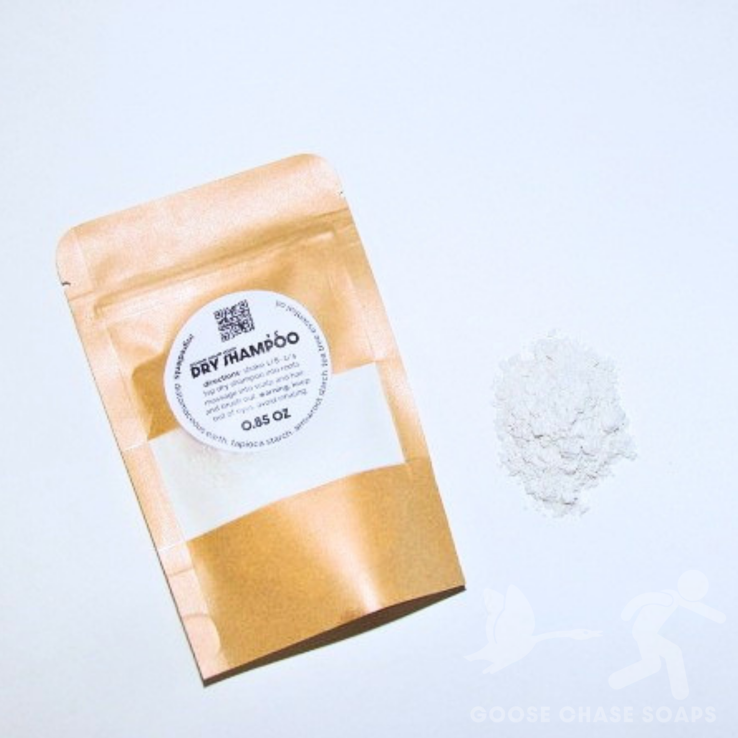 Dry shampoo refill pouch