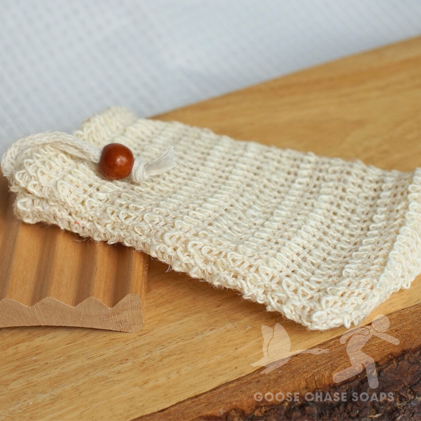 Natural Sisal Soap Saver Pouch